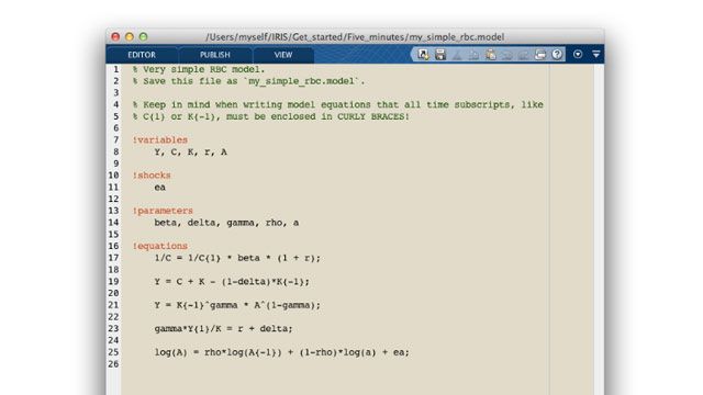 IRIS Toolbox for Macroeconomic Modeling and Forecasting