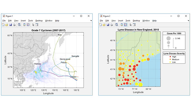 Plot Geographic Data on a Map in MATLAB Video - MATLAB