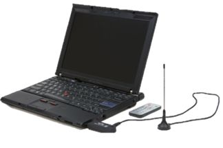 Communications Toolbox의 RTL-SDR 지원이 적용된 랩탑.