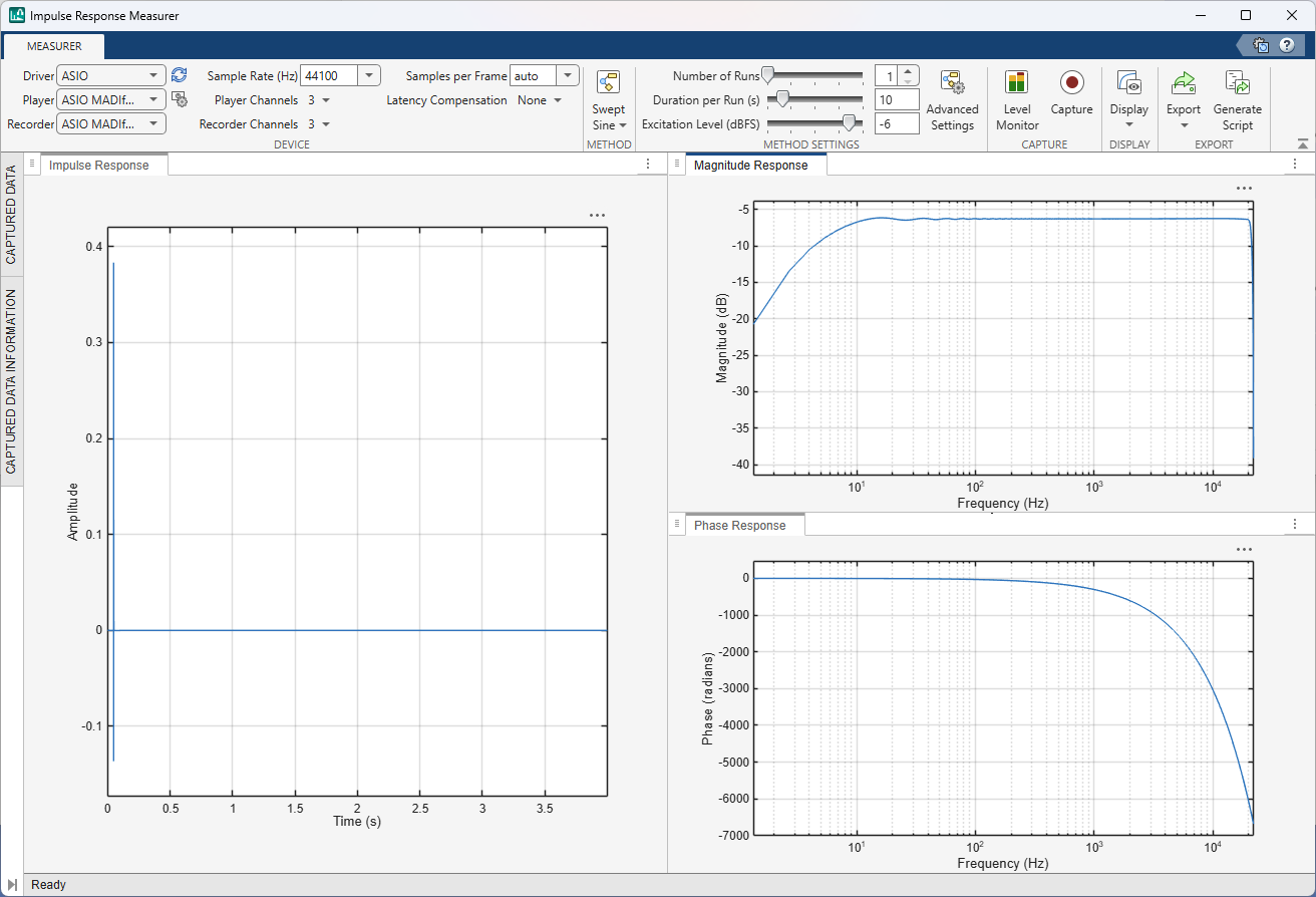 Impulse Response Measurer app