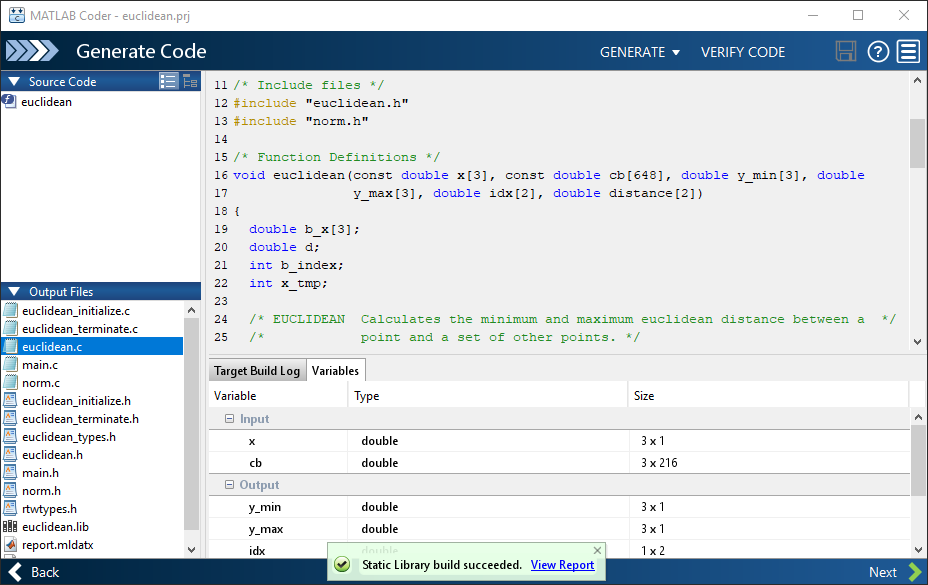 matlab code