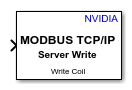 NVIDIA Modbus TCP/IP Server Write block icon