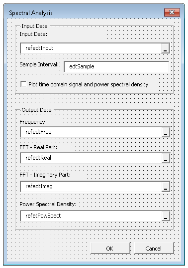 Spectral Analysis form