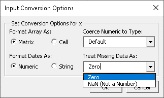 allocate null vector matlab