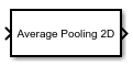 Average Pooling 2D Layer block