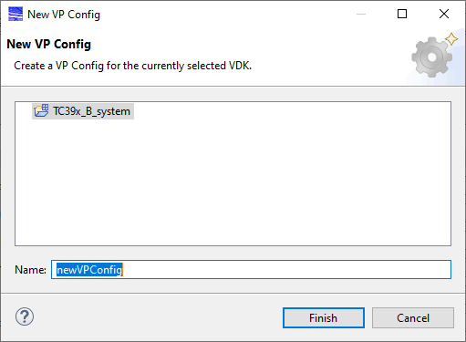 VP config