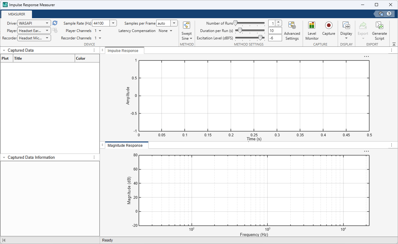 Measure Impulse Response of an Audio System