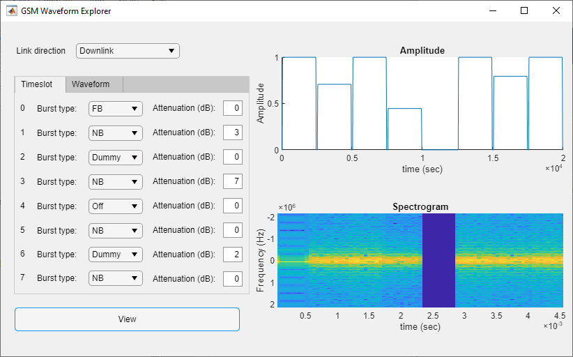 Create a Standalone GSM Waveform Explorer Application with MATLAB Compiler