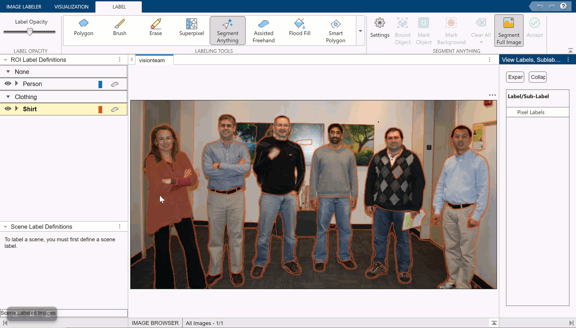 Automatically Label Ground Truth Using Segment Anything Model
