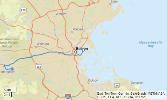 Figure Geographic Player contains an axes object with type geoaxes. The geoaxes object contains 2 objects of type line, scatter.