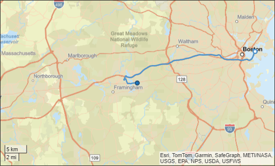 Figure Geographic Player contains an axes object with type geoaxes. The geoaxes object contains 4 objects of type line, scatter, text.