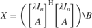 $X = \left(\left[\begin{array}{c}\lambda I_n\\A\end{array}\right]^\mathrm{H} \left[\begin{array}{c}\lambda I_n\\A\end{array}\right]\right) \backslash B$