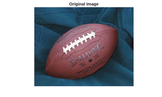 Figure contains an axes object. The hidden axes object with title Original Image contains an object of type image.