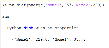 MATLAB에서 Python 딕셔너리 사용하기