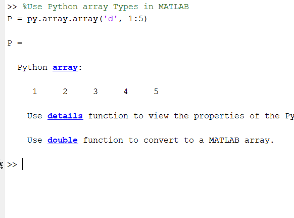 MATLAB에서 Python 숫자형 변수 사용하기