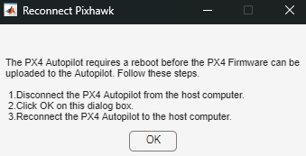 Instruction to reboot pixhawk.