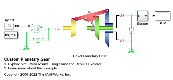 Custom Planetary Gear Matlab And Simulink Mathworks 한국