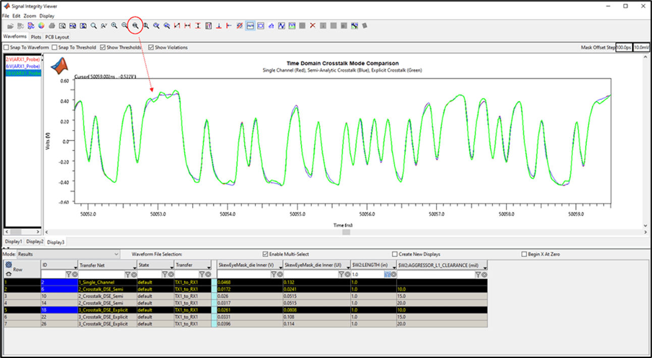 Crosstalk Analysis with Serial Link Designer - MATLAB & Simulink ...