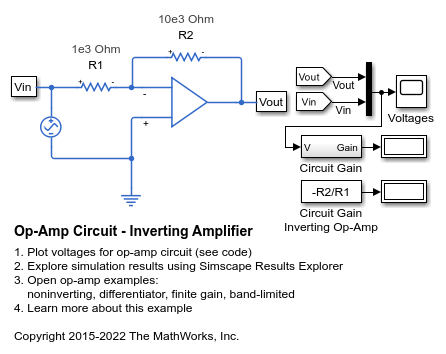 OP-Amp 회로 - 반전 증폭기