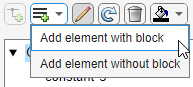 Pointer on Add element with block