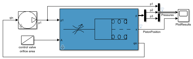 The model ex_sldemo_hydcyl.