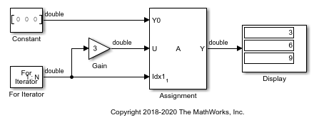 Assignment 블록을 사용한 반복된 할당