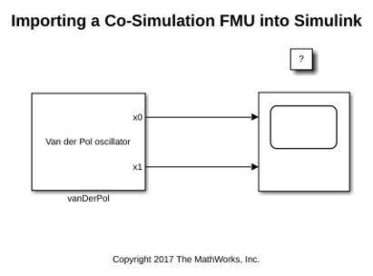 Simulink에 Co-Simulation FMU 가져오기