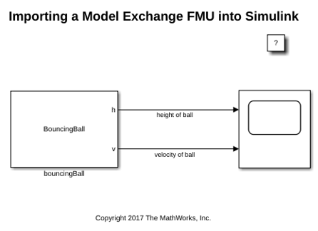 Simulink에 Model Exchange FMU 가져오기