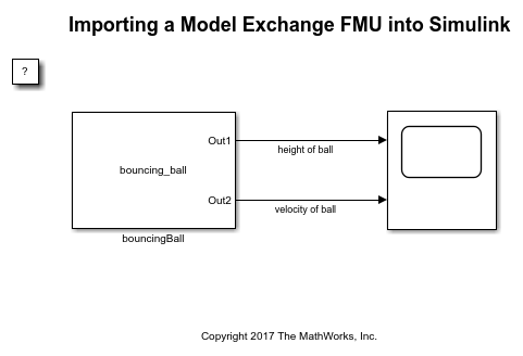 Simulink에 Model Exchange FMU 가져오기