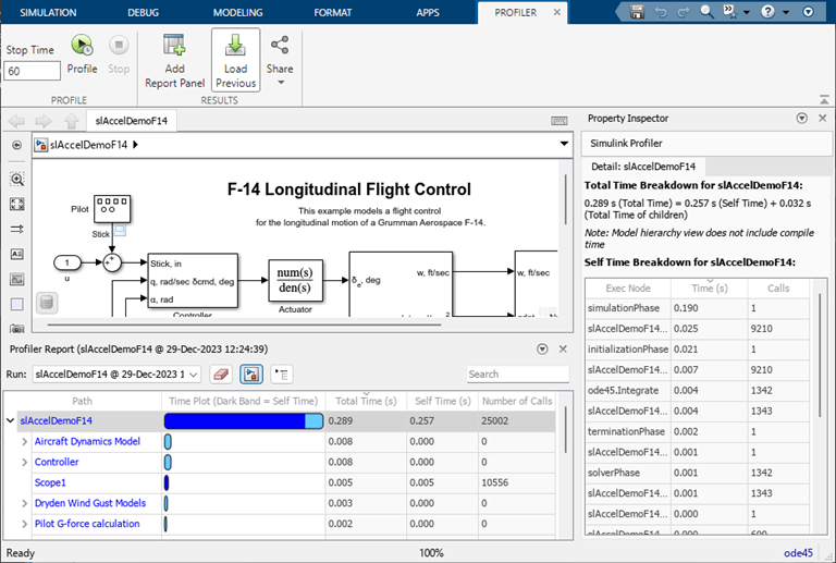 Analyze Simulation Execution Using Simulink Profiler