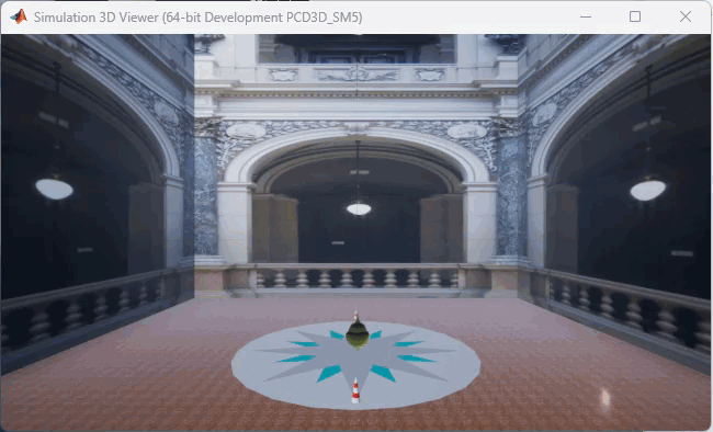 Simulink 3D Animation을 사용한 푸코의 진자 모델