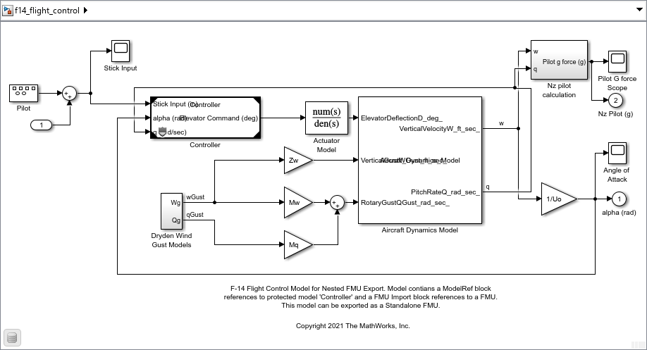 Export Simulink Model with Protected Model and FMU Import Block to Standalone FMU