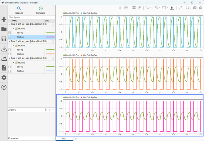 Import File Log Data Manually into the Simulation Data Inspector Using Simulink Real-Time