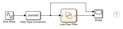 Build a Low-Pass Filter by Using Fixed-Point Data