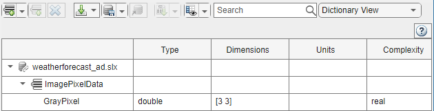 Types Editor showing the GrayPixel structure