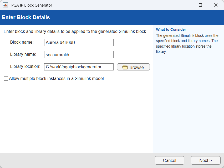 Import Custom FPGA IP into SoC Blockset Design