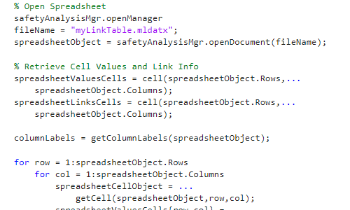 안전성 분석 관리자 링크 정보를 Excel로 내보내기