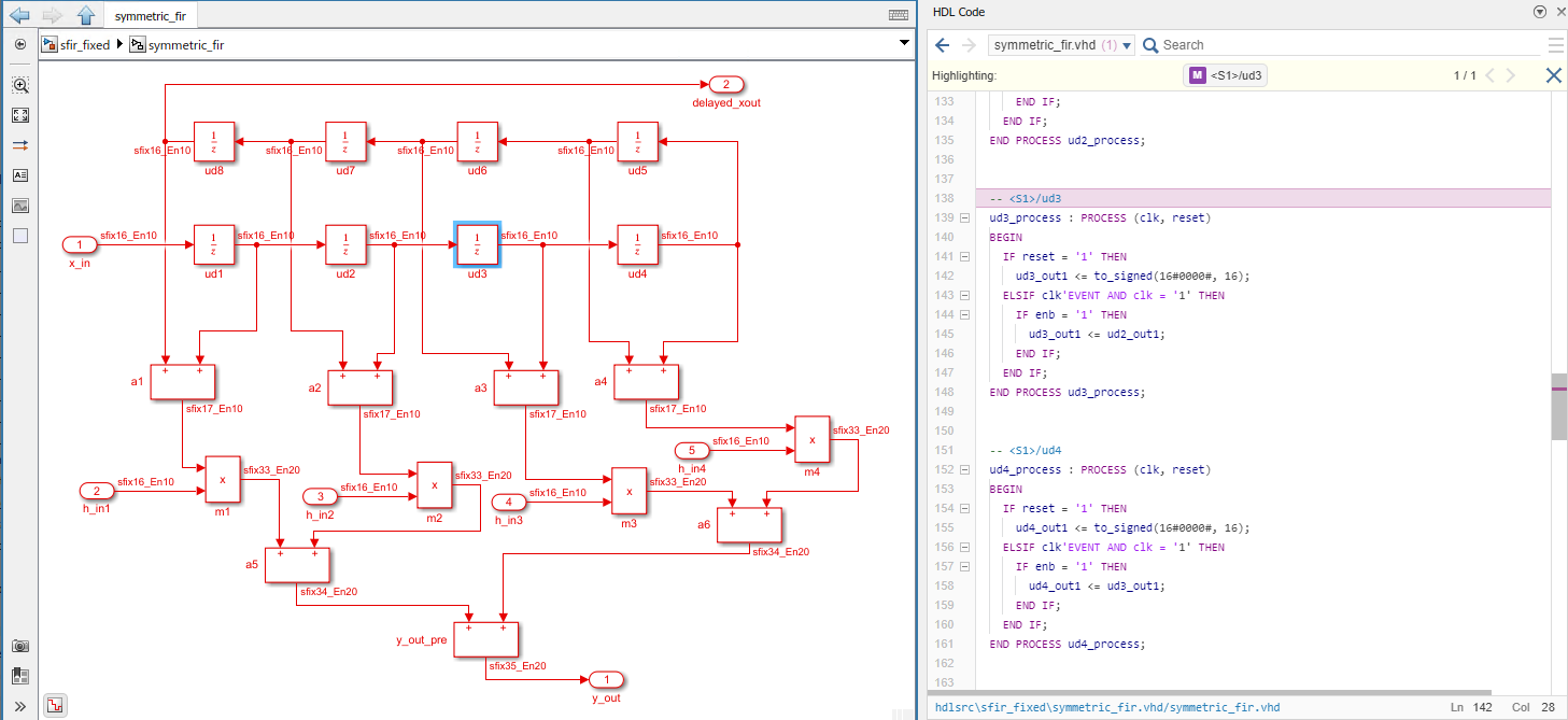 Model to code traceability in Code View with the Traceability style specified as Comment Based