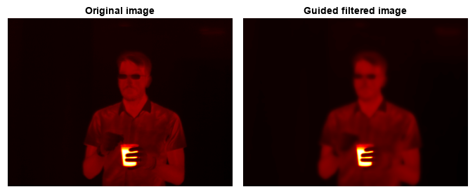 Edge-preserving filtering using guided image filter