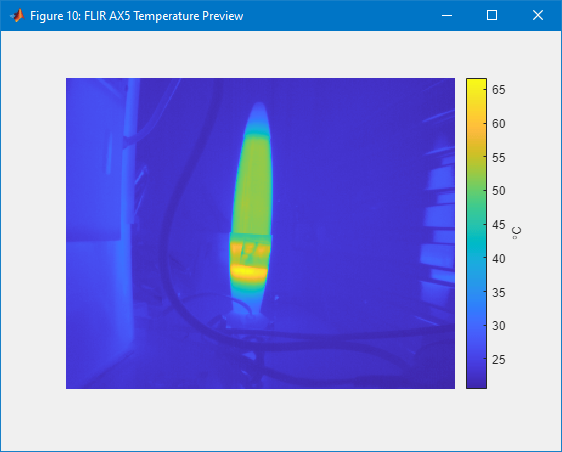 FLIR Ax5 열 적외선 카메라에서 이미지 수집 및 분석