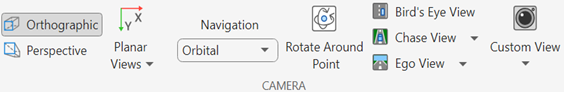 Camera section on app toolstrip