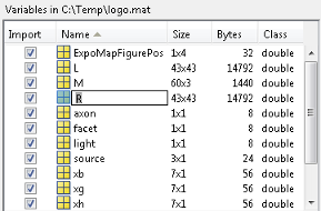 Renaming variable R in Import Wizard