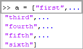 Window showing the off-screen lines of code that include the closing bracket for the selected line