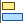 Two rectangles with left edges aligned in a column