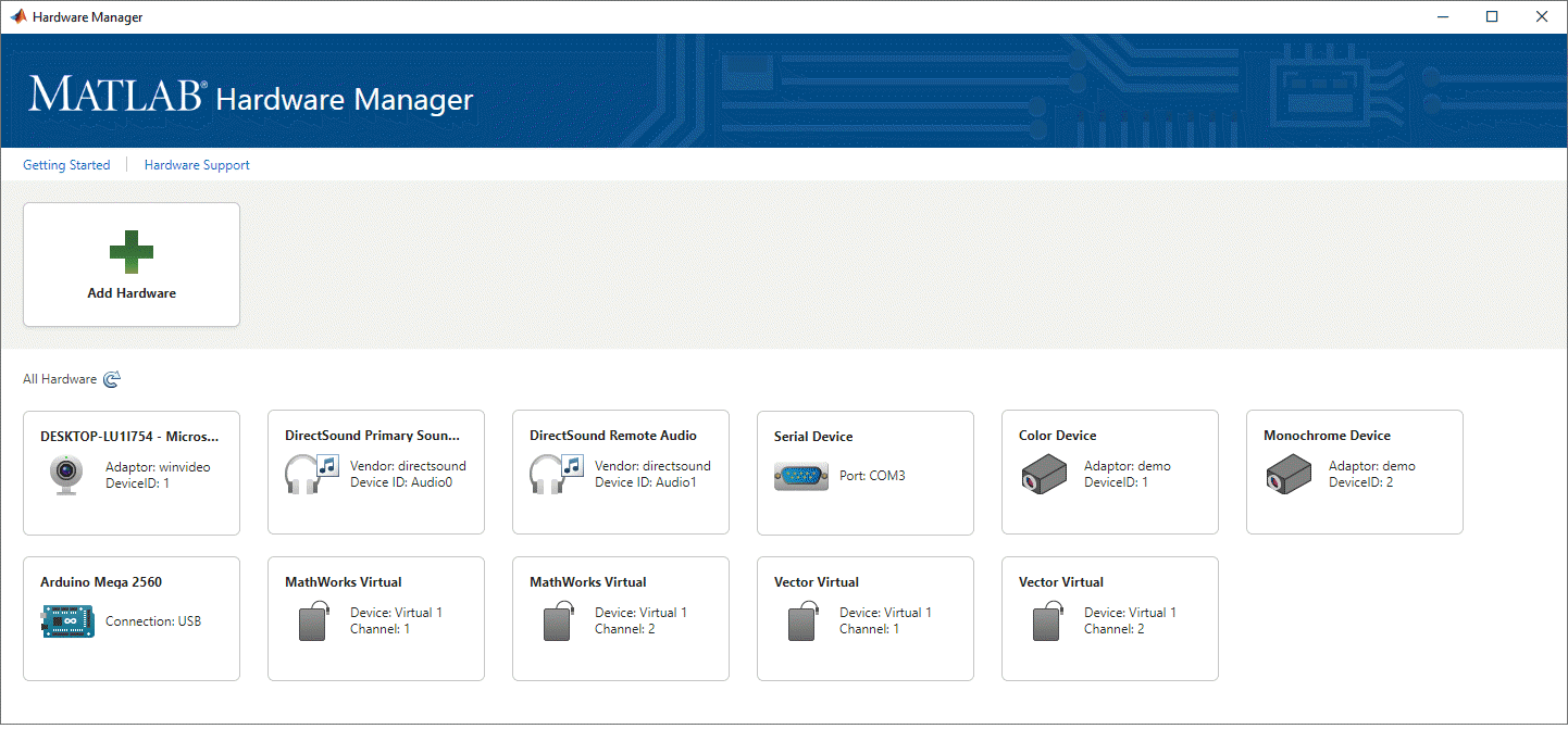 Hardware Manager app