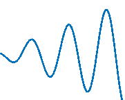 Axes graphic with no smoothing. The plotted line appears jagged.