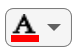 Color picker with a capital A icon above a red rectangle