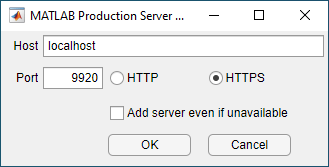 Add new server using HTTPS