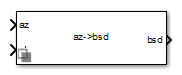 Azimuth Broadside Converter block