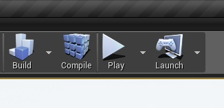 Unreal Editor Play button